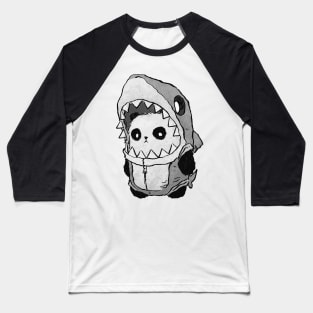 Panda Shark Photocopy Baseball T-Shirt